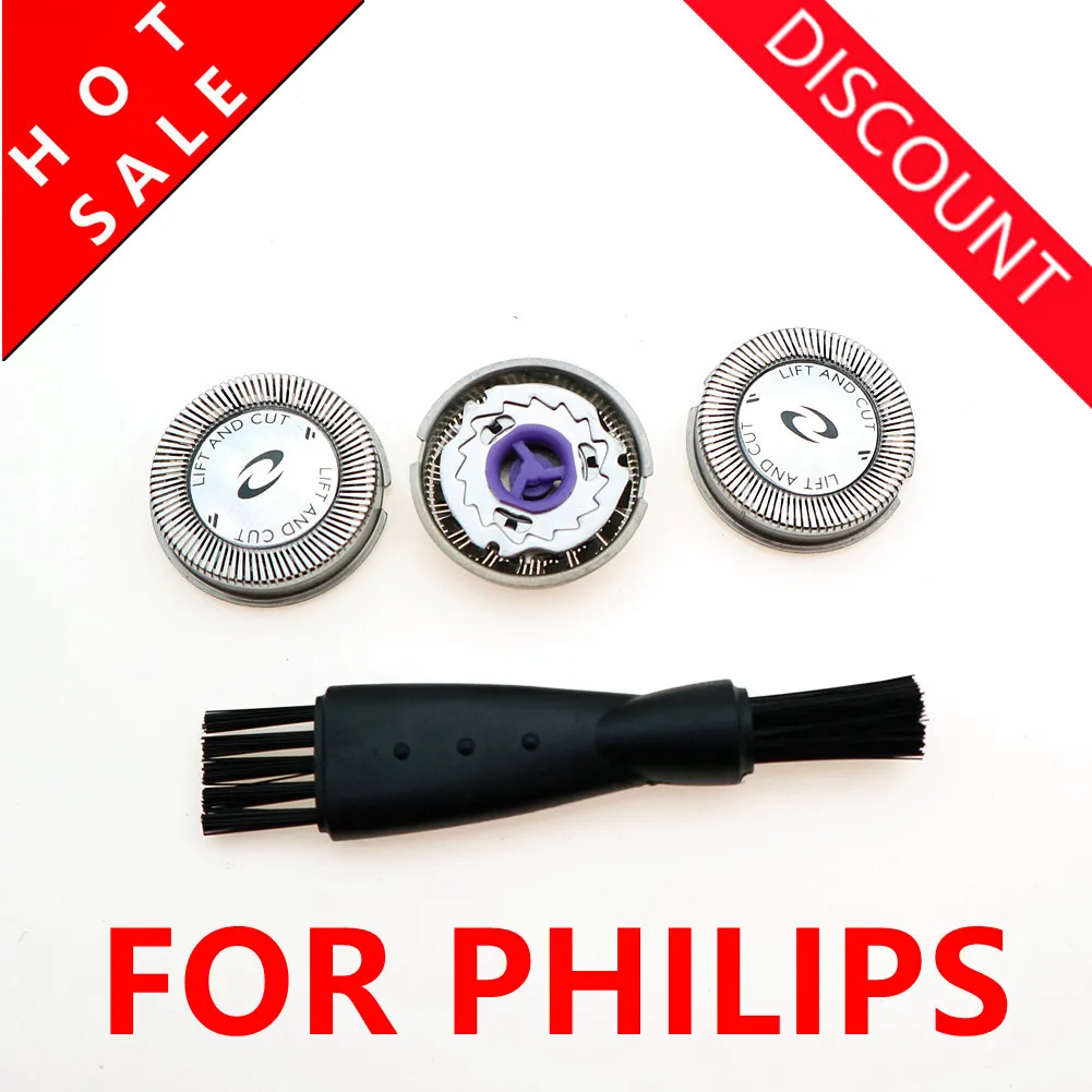 3Pcs/lot New Replacement Shaver Head For Philips Norelco HQ HS HP Series HQ3 HQ4 HQ56 HQ55 HQ300 HQ6 HQ916 Razor сменная головка для бритвы philips norelco hq3 hq56 hq55 hq442 hq300 hq916