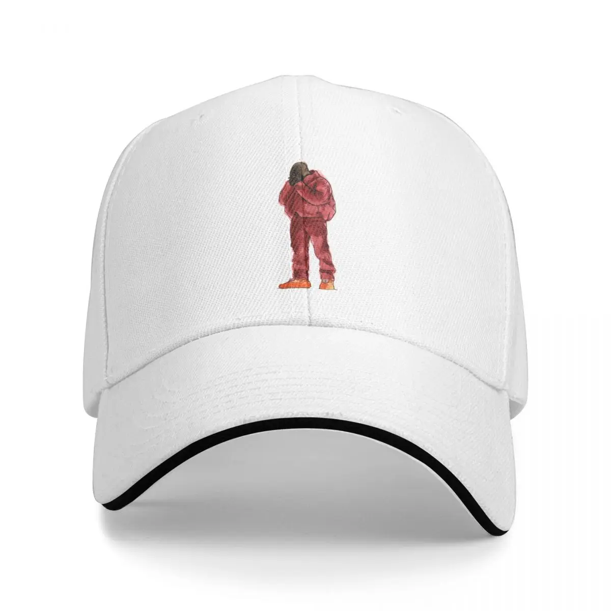 

Donda Icon Illustration -Kanye Digital Illustration T-shirt Cap Baseball Cap Sunscreen baseball mens cap Women's