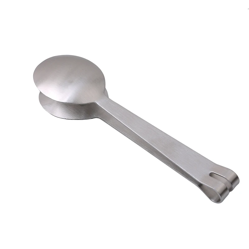 Tea Bag Tongs Reusable Stainless Steel Teabag Squeezer Strainer Holder Grip Metal Spoon Mini Sugar Clip Tea Leaf Strainer Tool