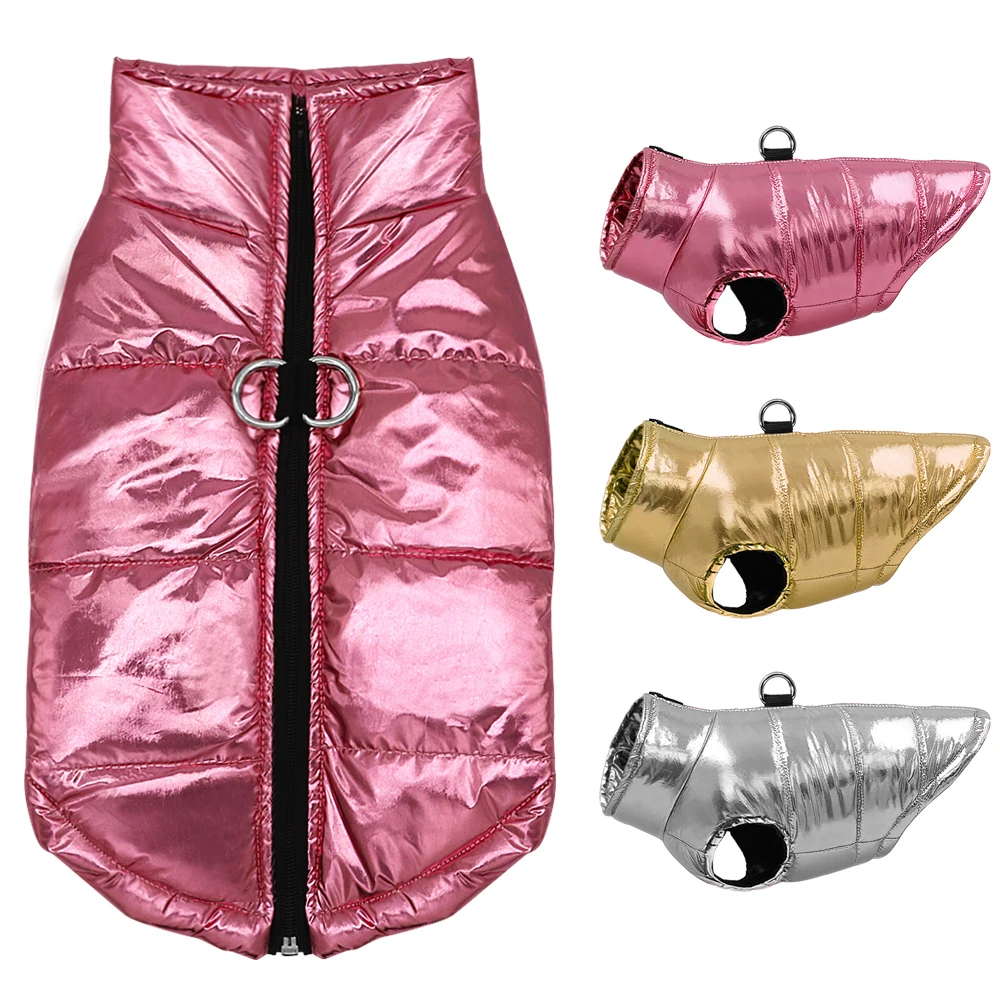 Ropa para perros pequeños ropas impermeables para perro cachorro mascota chaqueta invierno cálido chaleco perro abrigo ropa para Chihuahua Bulldog Francés 1