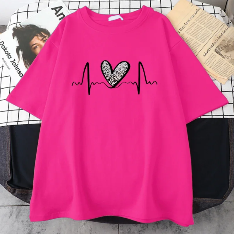 【2plan】To Heart Lettering Printed Short Sleeve T-shirt 51lEVOxpMNL._AC_SY350_QL65_.jpg