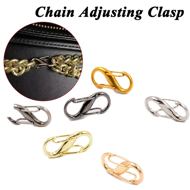 10 pcs Chain Bag Adjustment Buckle Chain Shortener For Thin