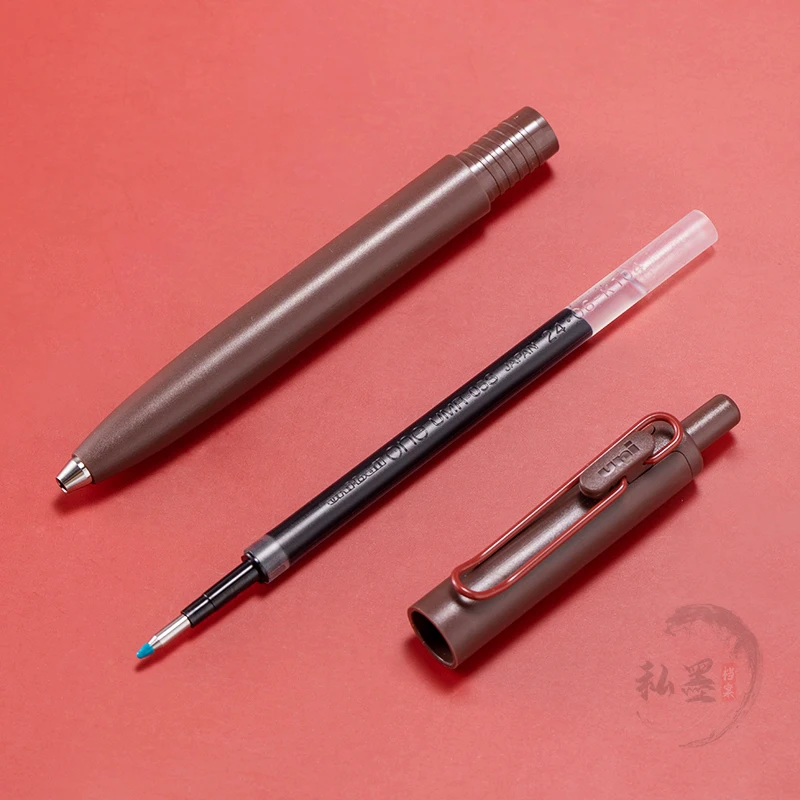 1Pc Japan UNI Ball One Ink Limited Gel Pen UMN-SF One Black Ink Pen 0.38/0.5mm Replaceable Core Student Supplies 4