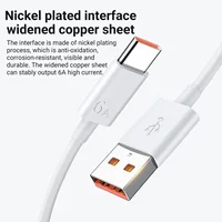 Настенное зарядное устройство Super Fast EU 6A 66 Вт для Huawei Mate 40 50 60 P50 Nova 8 9 10 Honor 90 100 X7 X8 X9 Magic Type C Зарядный USB-кабель — изображение 4