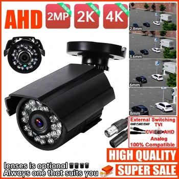 XVI-4in1 1080P 4MP 5MP AHD MINI telecamera 2.0MP Digita lcoassiale FULL HD CCTV sorveglianza di sicurezza per la casa in/esterno impermeabile