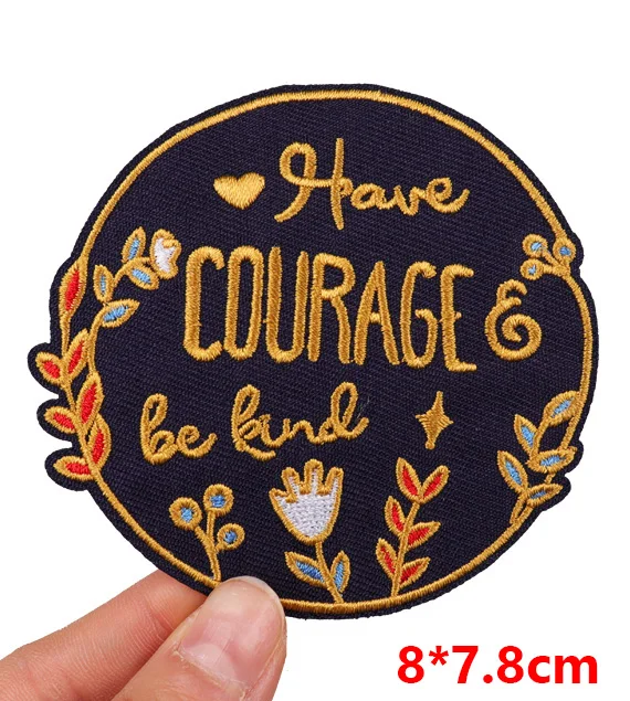 Description Picture 5 of itemLetter Patch DIY Embroidered Patches On Clothes Cartoon Embroidery Patch Iron On Patches For Clothing Jacket Sew Applique