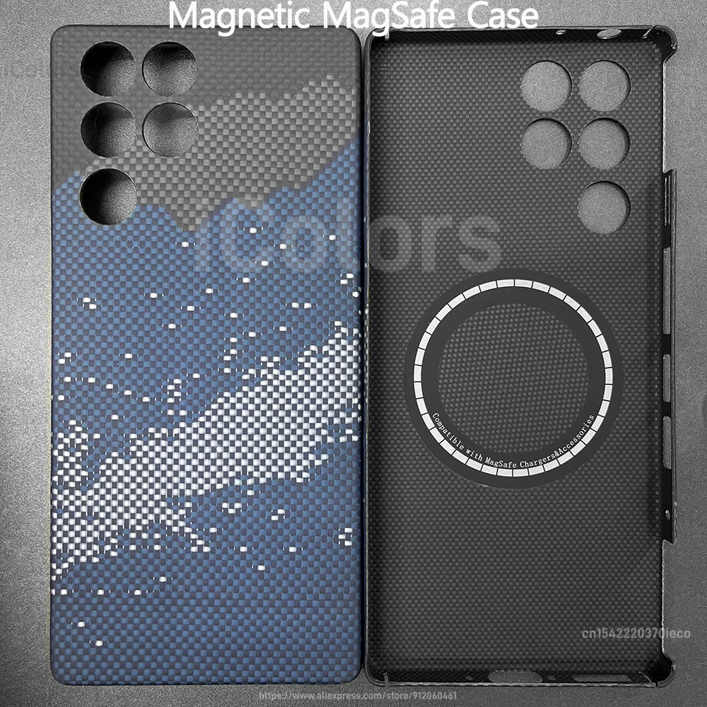 Ultra Slim Aramid Fiber Minimalist Protective Case with Textured Grip