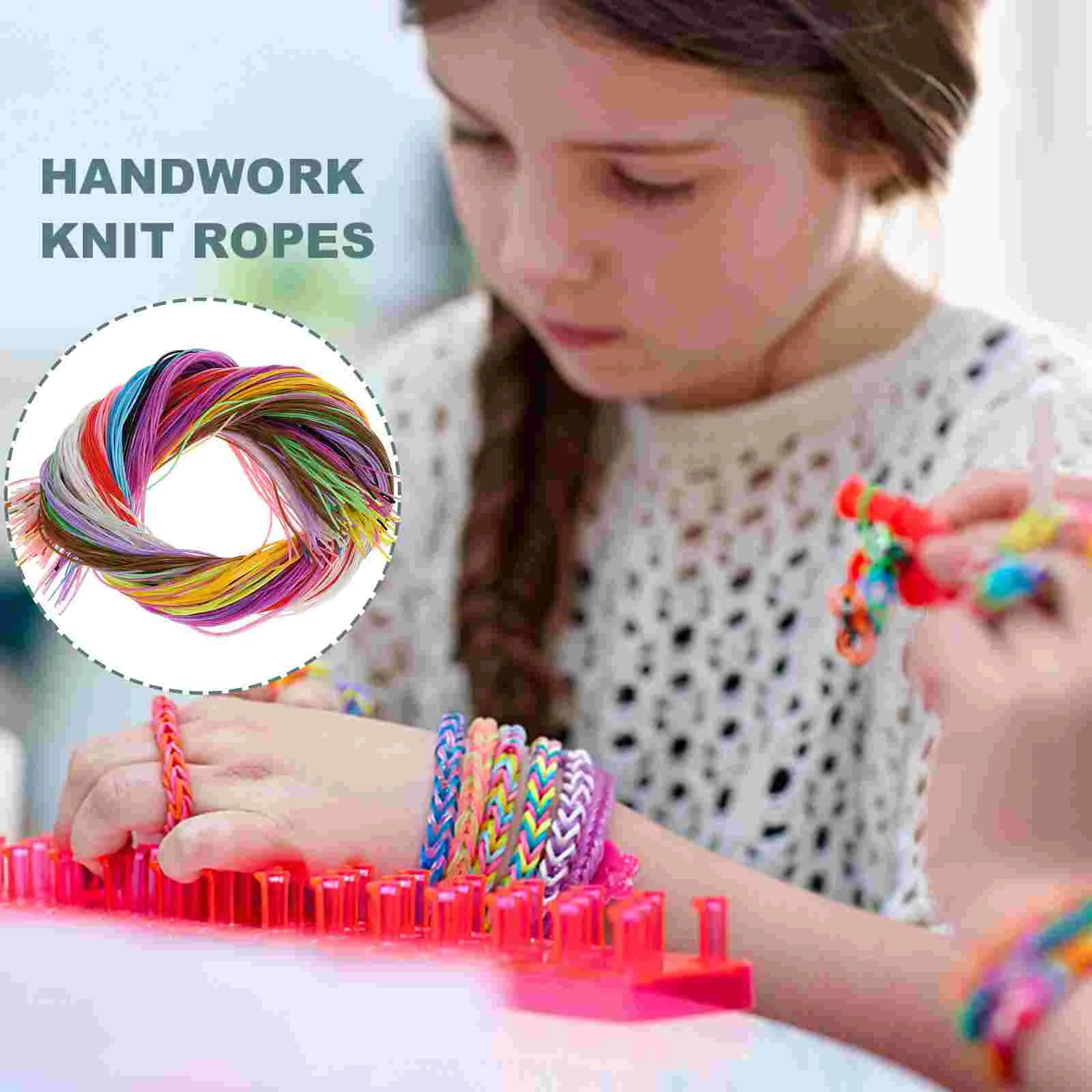 200 Pcs Scoubidou Strings Kit Craft Trim Weaving Friendship Bracelet Thread Colorful PVC