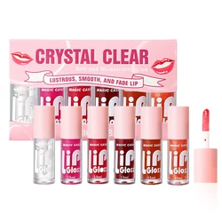 MAGIC CASA 6 - Piece Water - Gloss Jelly Lip Oil Set - Plumping & Hydrating with Lasting Moisture (1)