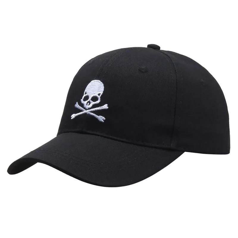 Adult Punisher Skeleton Skull Embroidery Hat Cosplay Baseball Cap Adjustable Outdoor Unisex Sports Sun Caps