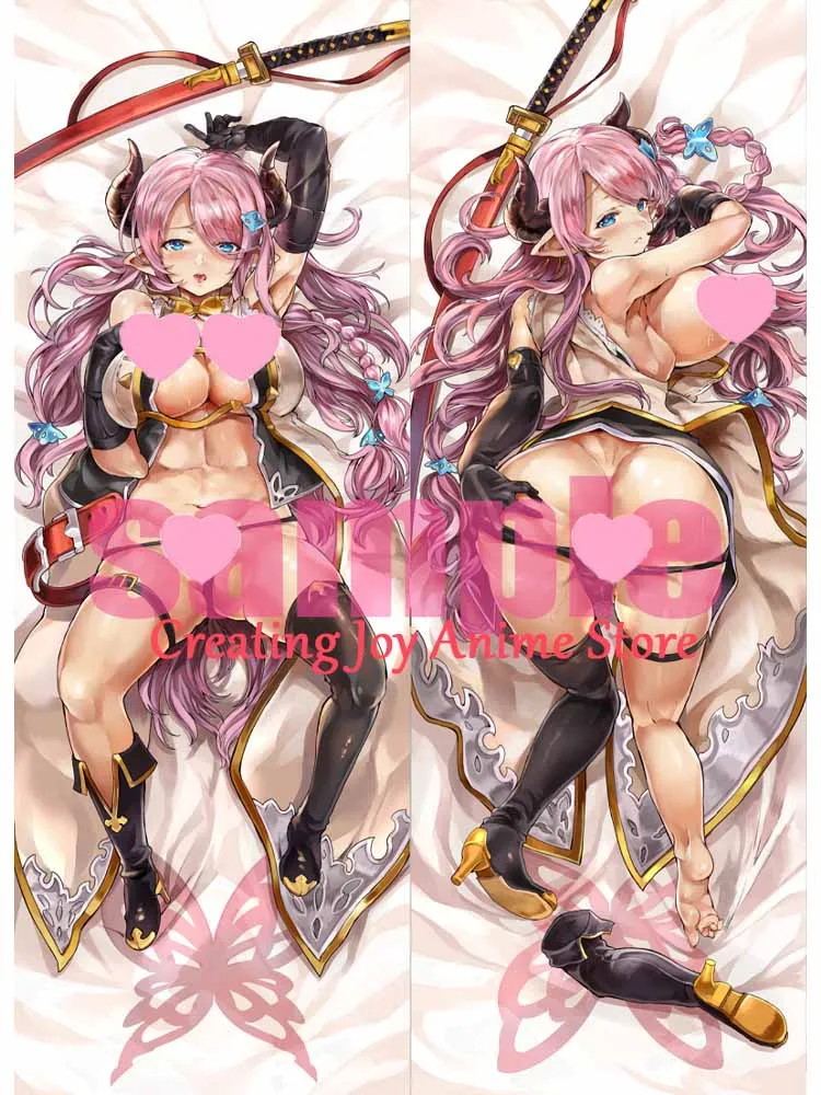 

Dakimakura Anime Granblue Fantasy Pillow Cover Double-sided Print Life-size Christmas Decoration Japanese