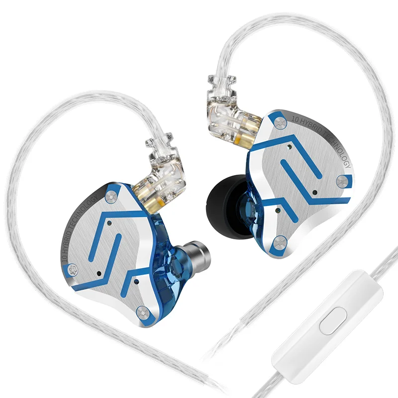 ワイヤレスイヤホン ヘッドホン KZ ヘッドフォン 4BA 1DD マルチ ドライバーの耳イヤホン IEM ZS10 Pr zs10 pro : KZ ZS10 Pro 4BA 1DD KZ ゲーミングイヤホン ヘッドホン