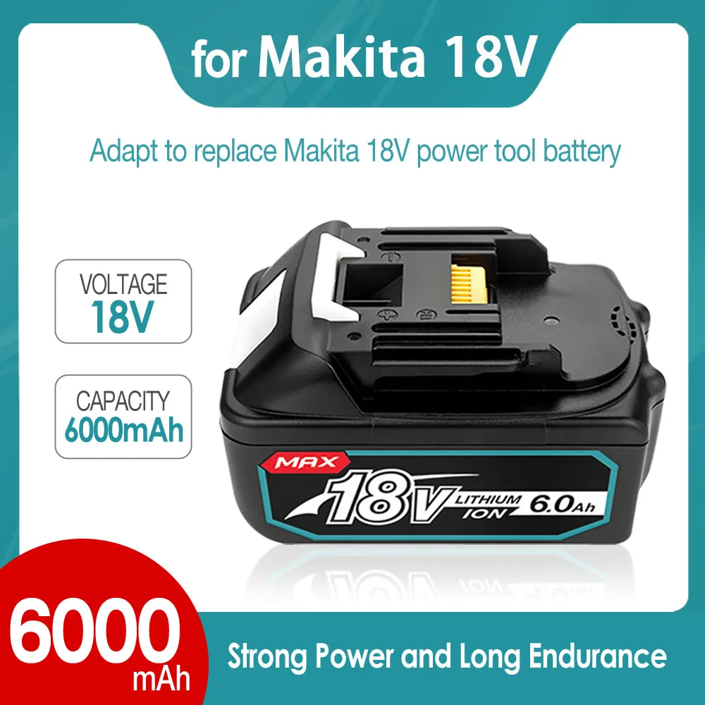 

Original For Makita 18V 5.0/6.0/8.0/12/Ah BL1860 BL1850B BL1850 BL1840 BL1830 BL1820 BL1815 LXT-400 Replacement Lithium Battery