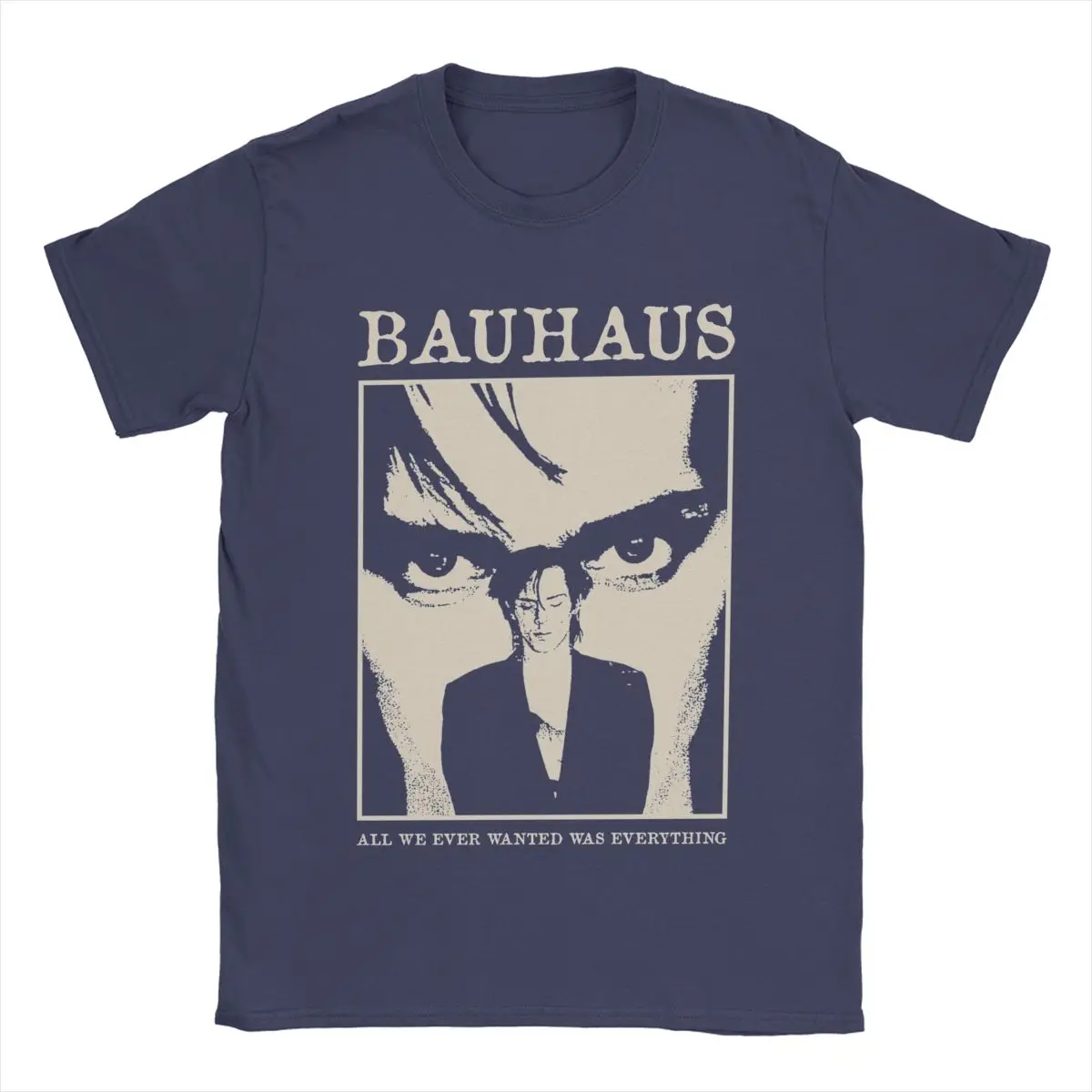 Tシャツ・カットソー ^ ^ Men's Easy Fit Bauhaus Logo Graphic Short Sle Bauhaus Men's T Shirts Vintage Tees Short Sleeve Crewneck T