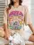 Dancing Skull Printed Female T-Shirts Cool Comfortable Tshirts Casual Fashion Funny Tee Shirts Hip Hop Oversized Women Tops
