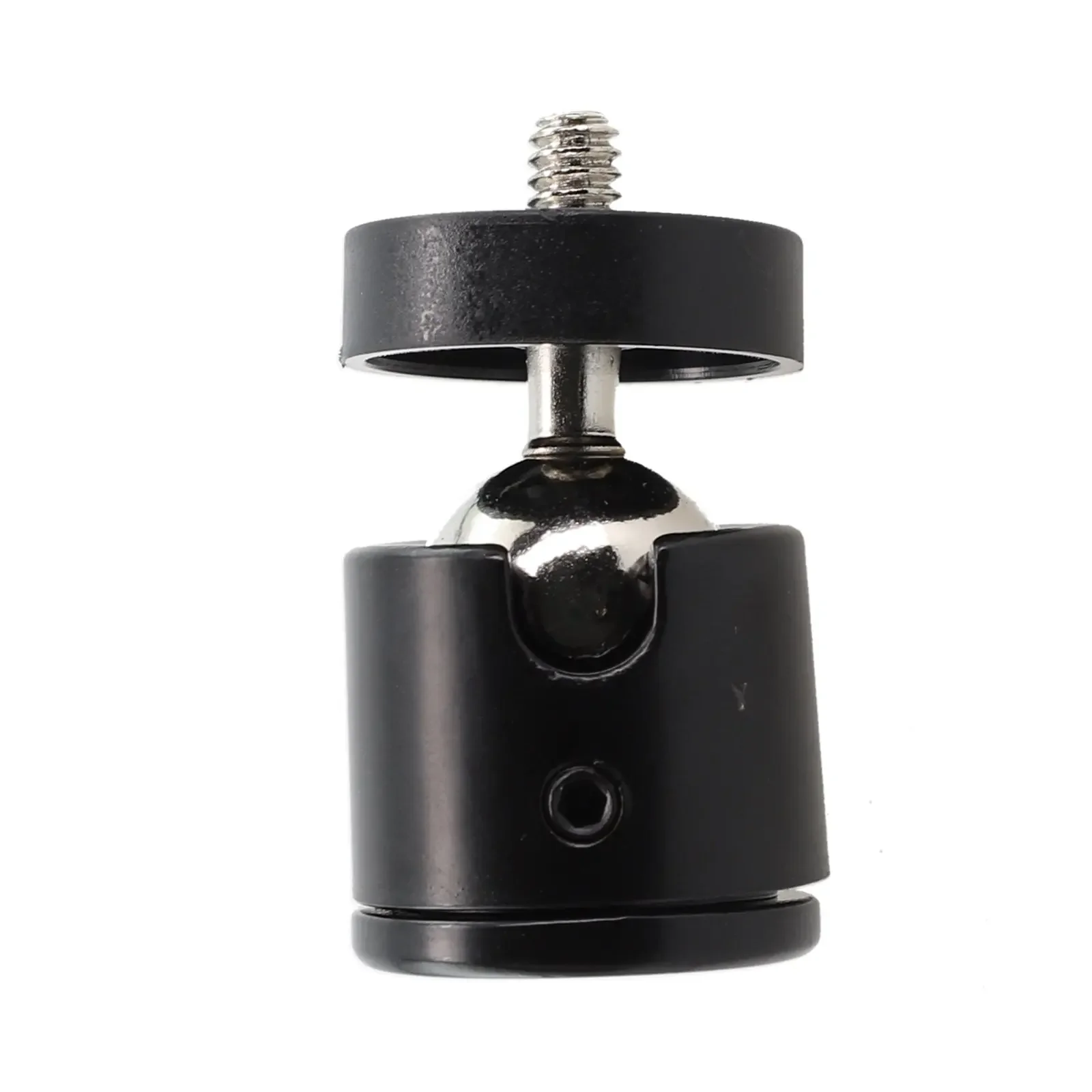 Ball Head Joint Hardware Adjustable Angle 1/4 & 3/8 Screw 1x for DSLR Camera Mic Stand Light Weight 52x28.5mm Tool Accessories