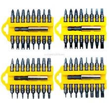 

Hex Magnetic Insert Bit Set Torx Flat Head Cross Electric Screwdriver Screws 17PCS Electric Screwdriver Bit Set
