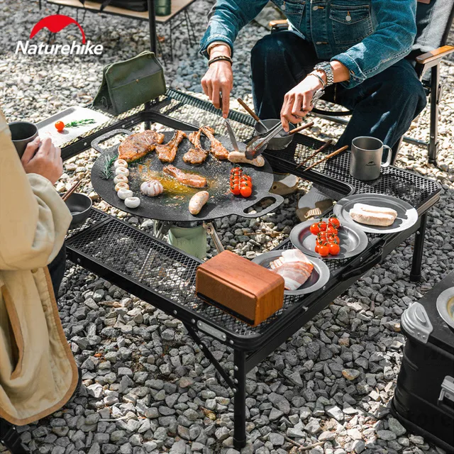 Naturehike Hordozható Főzés Összecsukható Kemping 30/70 Cm Magas, Állítható Multifunkcionális Igt Kombinált Piknik Bbq Kályha Asztal - Image 6