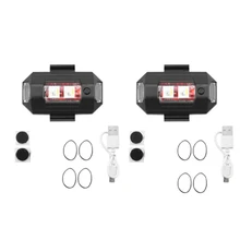  Universal Drone Strobe Lights LED Lamp for DJI Mavic 3/2/MINI 3 Pro/Air2/2S/MINI 2/SE Signal Indicator Turn Lights Strobe Light 