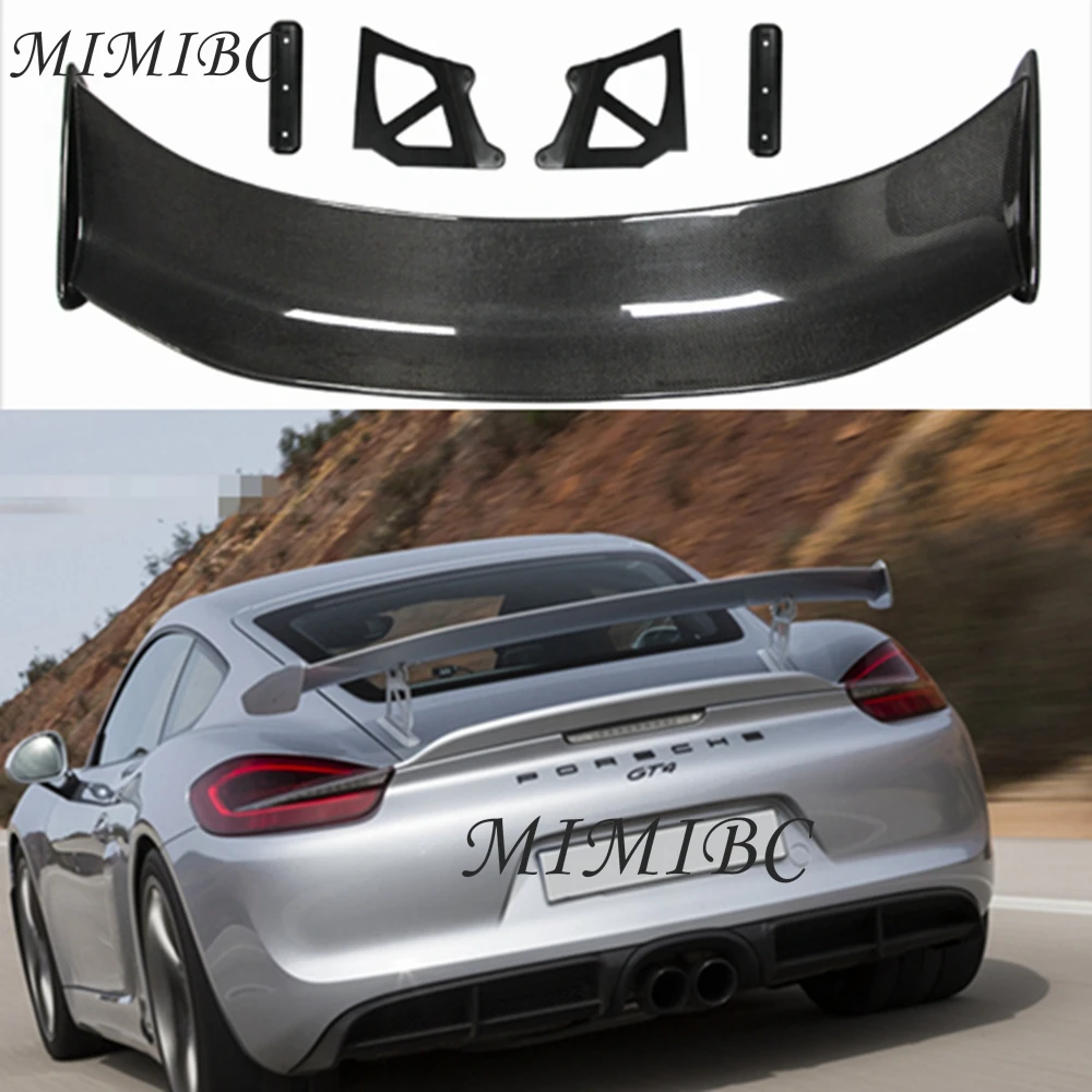 

FOR Porsche 981 718 987 997 998 911 GT4 Carbon Fiber / FRP AR Rear Trunk Spoiler Boot Lip Wing