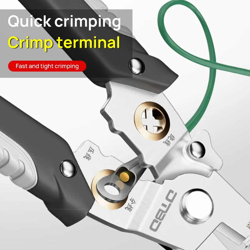 Wire Stripper Decrustation Pliers Multi Tool Ire Stripper Electric Cable Stripper Cutter Multifunctional Wire Repair Tool Pliers 2