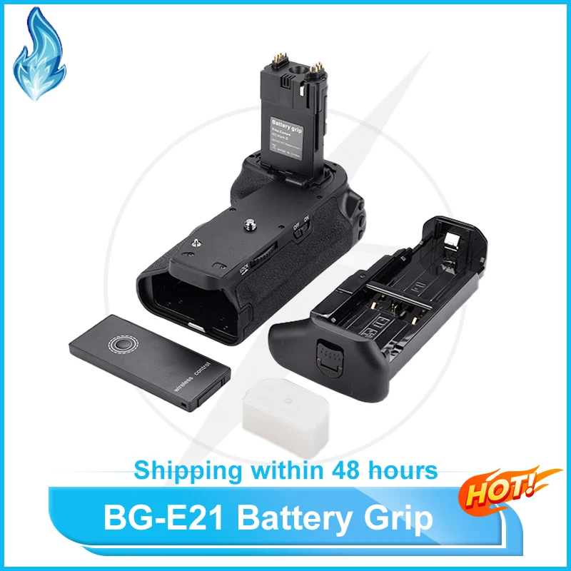 Remote Control BG-E21 BG-6DII Battery Grip For Canon EOS 6D Mark II 6DII 6D2 6D Mark 2 Camera BG-E21RC Vertical Grip