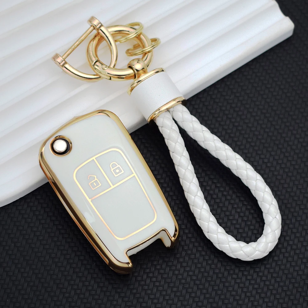 Premium TPU Car Smart Key Shell Cover Fob Holder