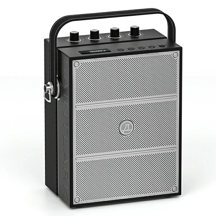 New Outdoor Indoor Karaoke Machine 60W Loudspeaker Music Player Portable Speaker Two Microphones for teaching conference guide 1 New Outdoor Indoor Karaoke Machine 60W Loudspeaker Music Player Portable Speaker Two Microphones for teaching conference guide 1