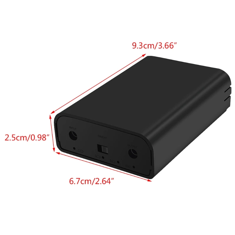 Uninterruptible Power Supply Battery UPS for Router and CCTV Camera,12V 2A for DC Rechargeable 2200mAh Li-Ion Battery for Uninterruptible Power Supply, Portable UPS, Mini UPS