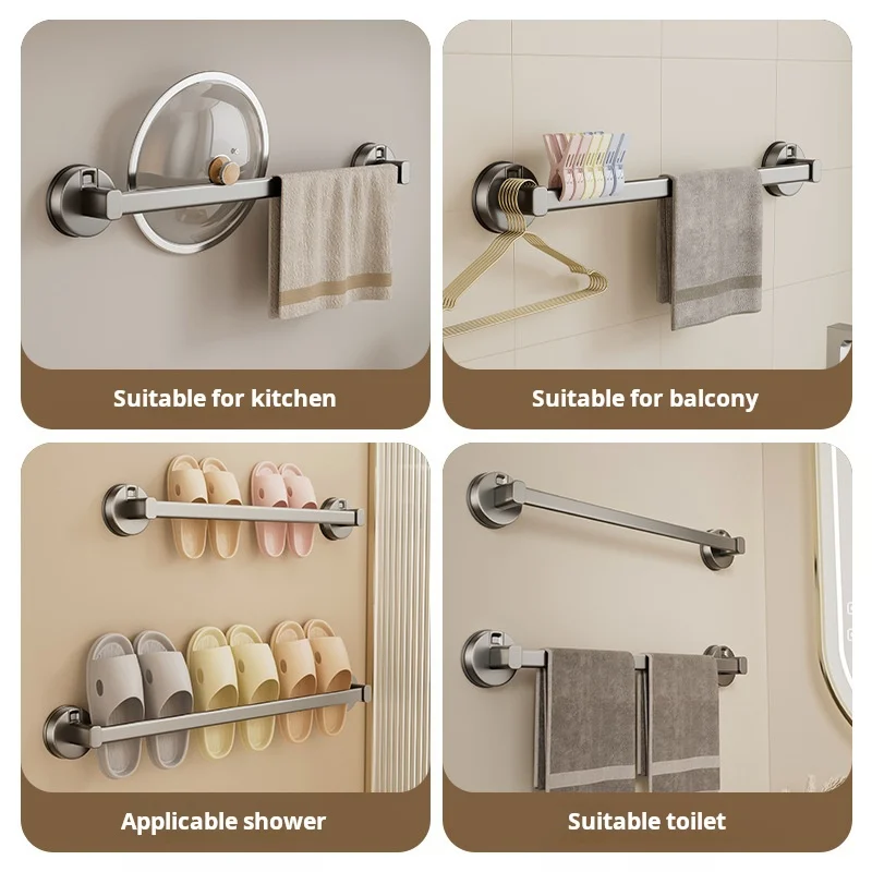 Bathroom Suction Cup Slipper Holder, Non Perforated Toilet Wall Mounted Storage Rack, Slipper Drain Rack, Storage Artifact