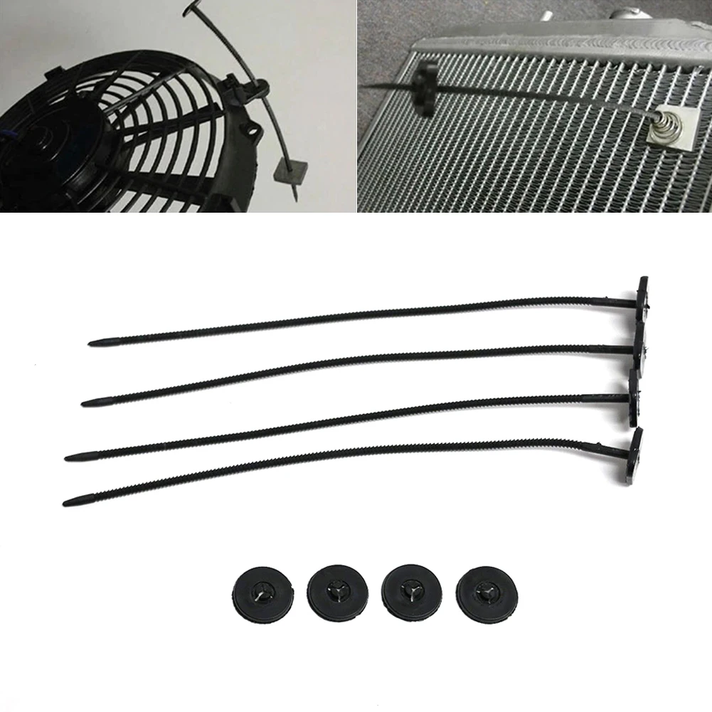 쉬운 조립 타이 로드 선풍기 장착 키트 브래킷, 범용 엔진 액세서리, 경량 전기 라디에이터, 편리한 자동차 냉각