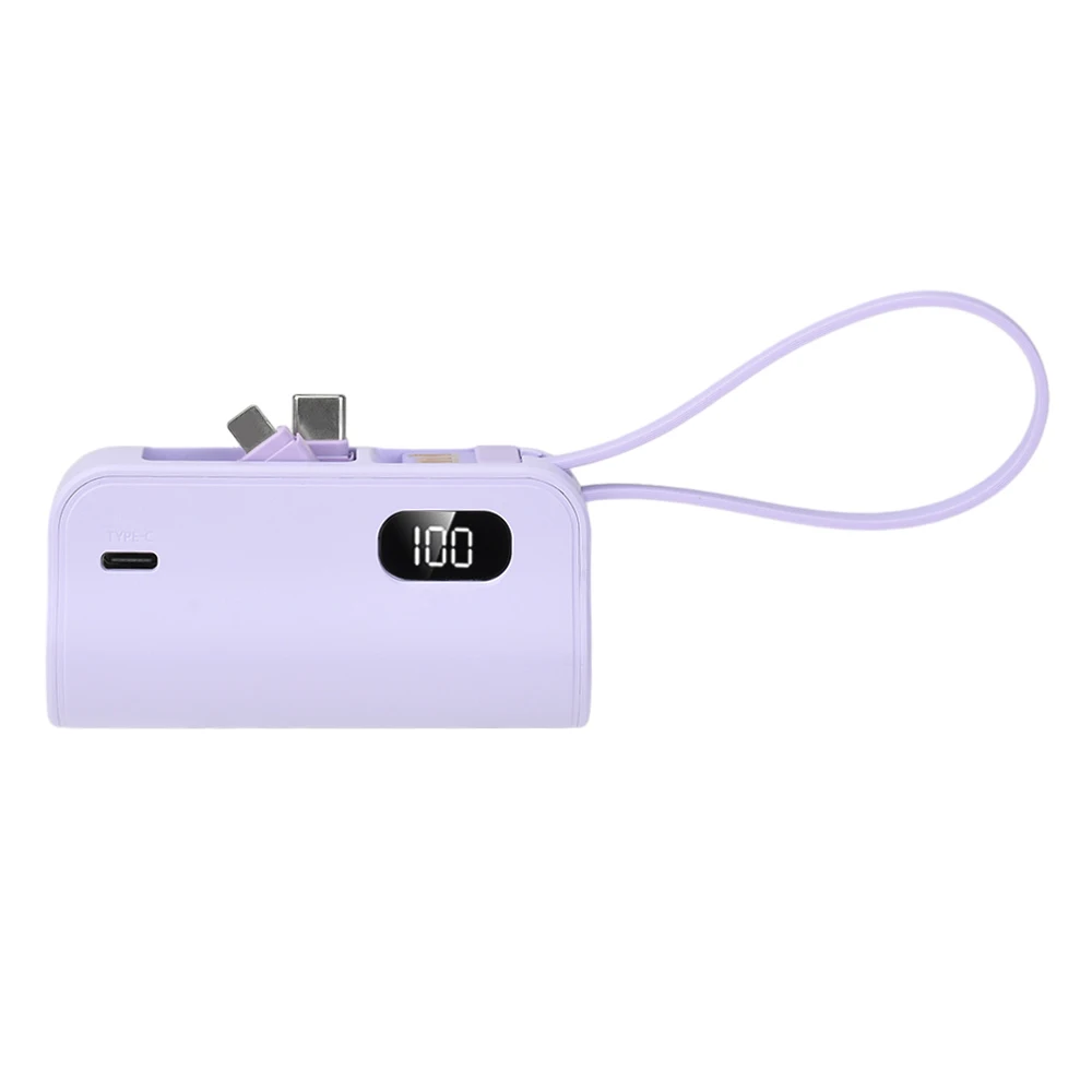 Power Bank 2-in-1 Grande Capacità con Display LED Digitale, Caricabatterie Portatile Rapido, Batteria Esterna (Batteria Non Inclusa) - immagine 6