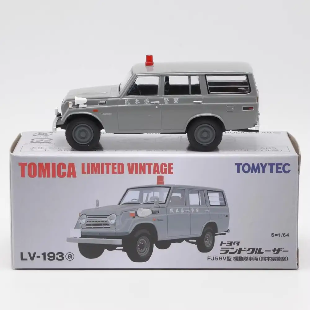 TOMYTEC TOMICA TLV 1/64 LV-104c Land Cruiser FJ56V, модель автомобиля из сплава, подарки