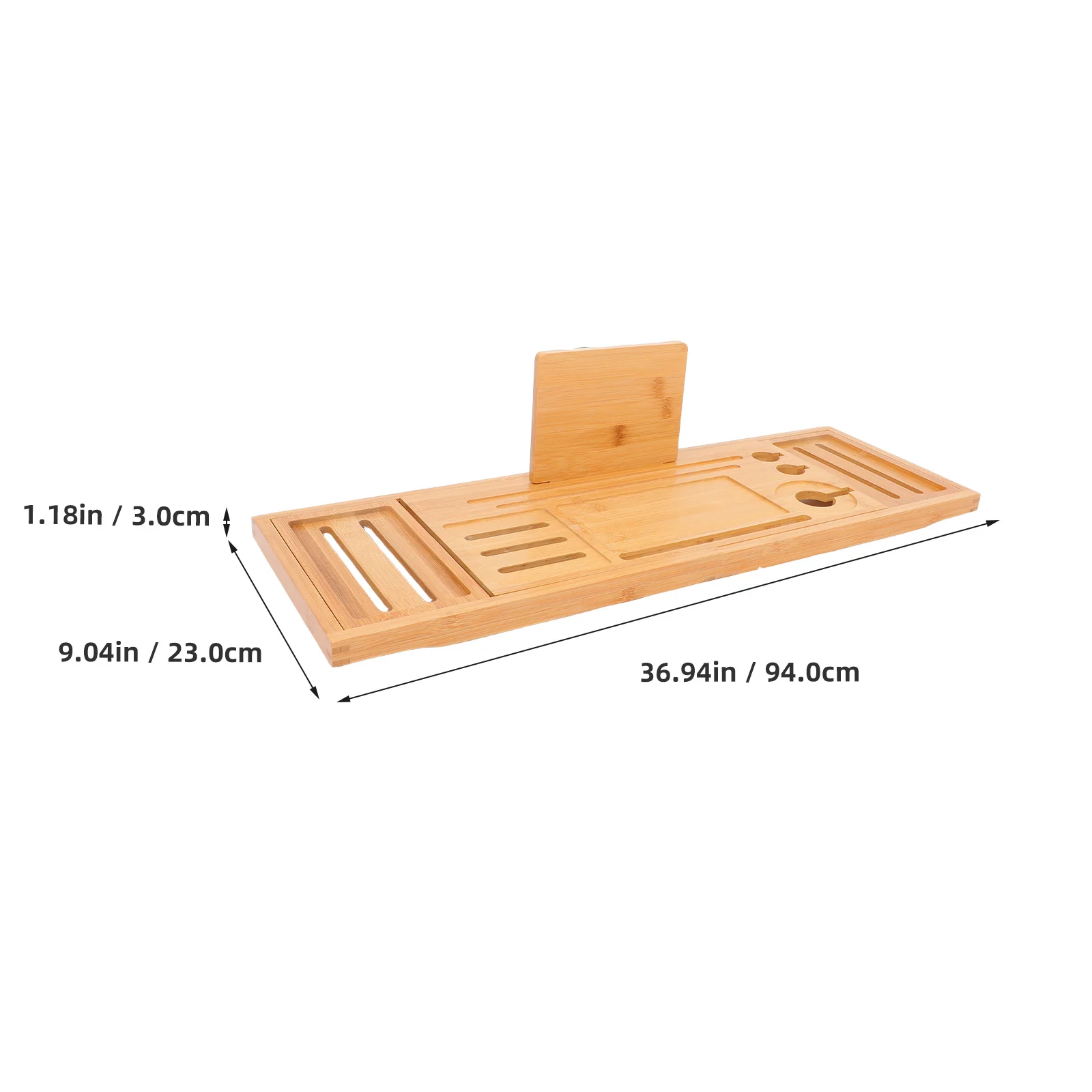 Bathtub Rack Bamboo Table Trays for Storage Organizer Accessories Bathroom Countertop Spa Desk