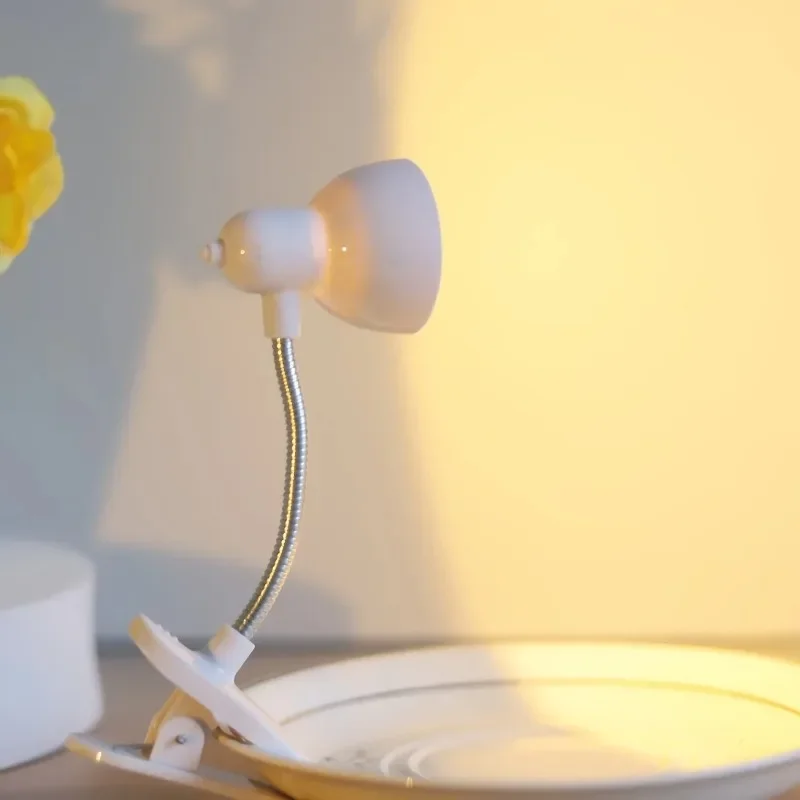 Book Light 1Pcs Portable Eye-Friendly Reading Lamp Warm Bright Mini Book Lig Clip-On Light with Long-lasting Battery for Books and Desks