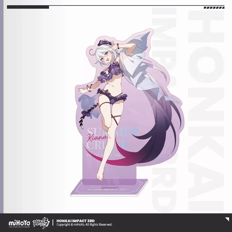 Фото Sunsyea Honkai Impact 3rd официальный Merch miHoYo оригинальная аутентичная Летняя серия акриловая стойка Misfeln Bronya Elysia Kiana Mei №4