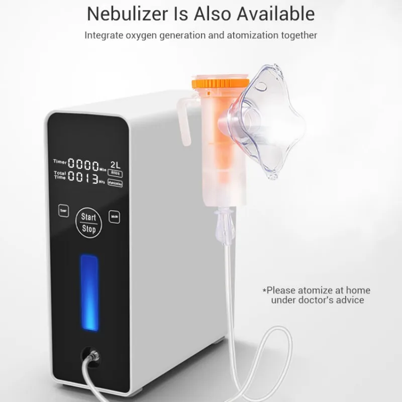 2L Portable Oxygen Concentrator Car Travel Oxygen Generator Home Care Oxygene Machine With Atomization кислородный концентратор