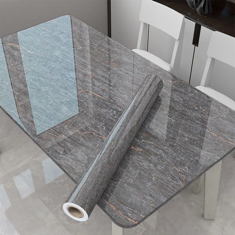 Kitchen Oil-proof Self Adhesive Stickers Stove Anti-fouling High-temperature Wallpaper Cabinet Film Contact Paper Marble Decor 5