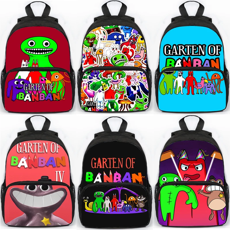 

Game Garten Of BanBan Backpack Cartoon Print Children School Backpacks Waterproof Schoolbag for Boys Girls Teens Laptop Rucksack