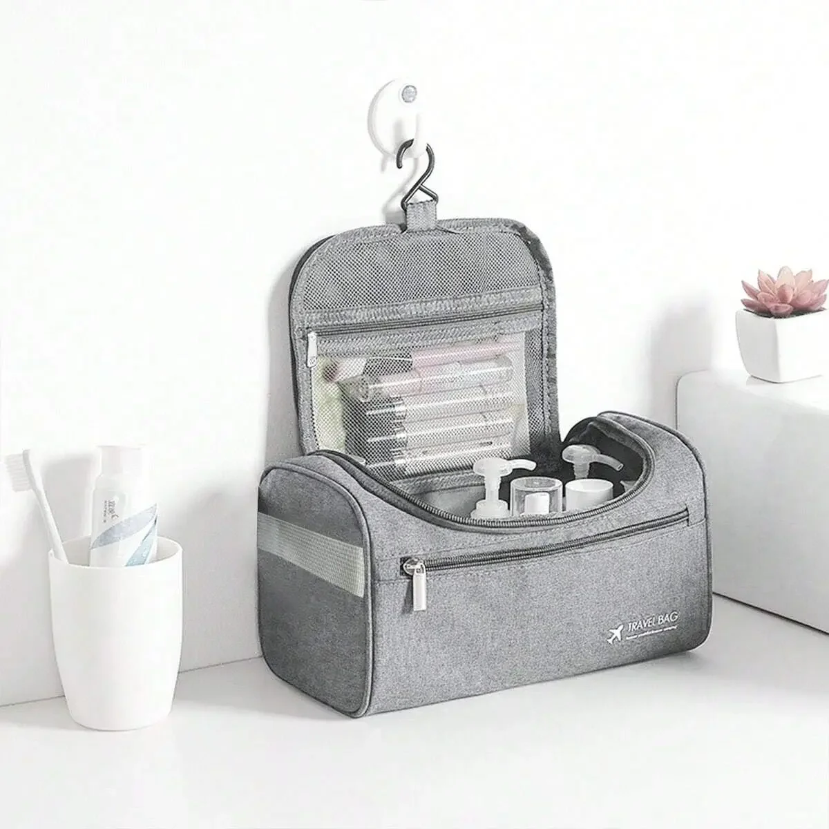 Multi-functional travel storage bag Mens toiletry