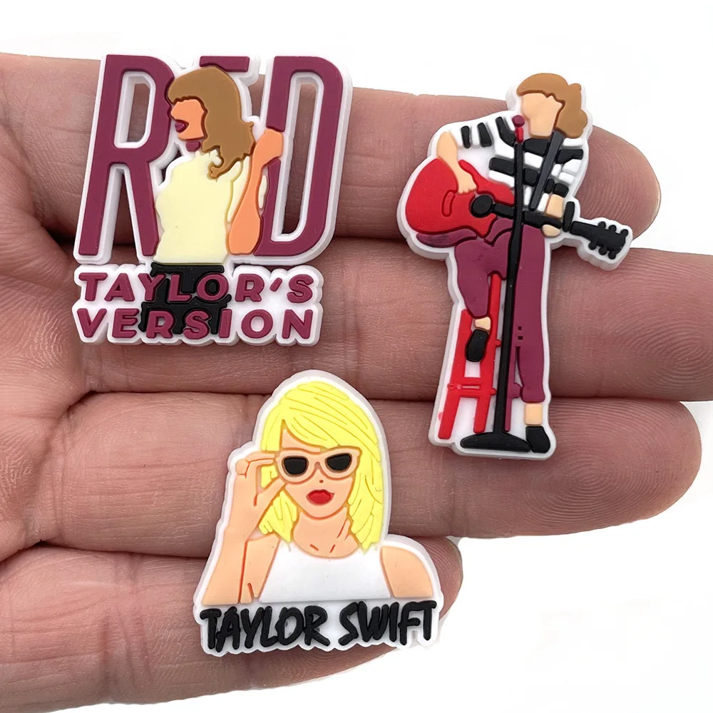 Taylor Swift Croc Charms 2D