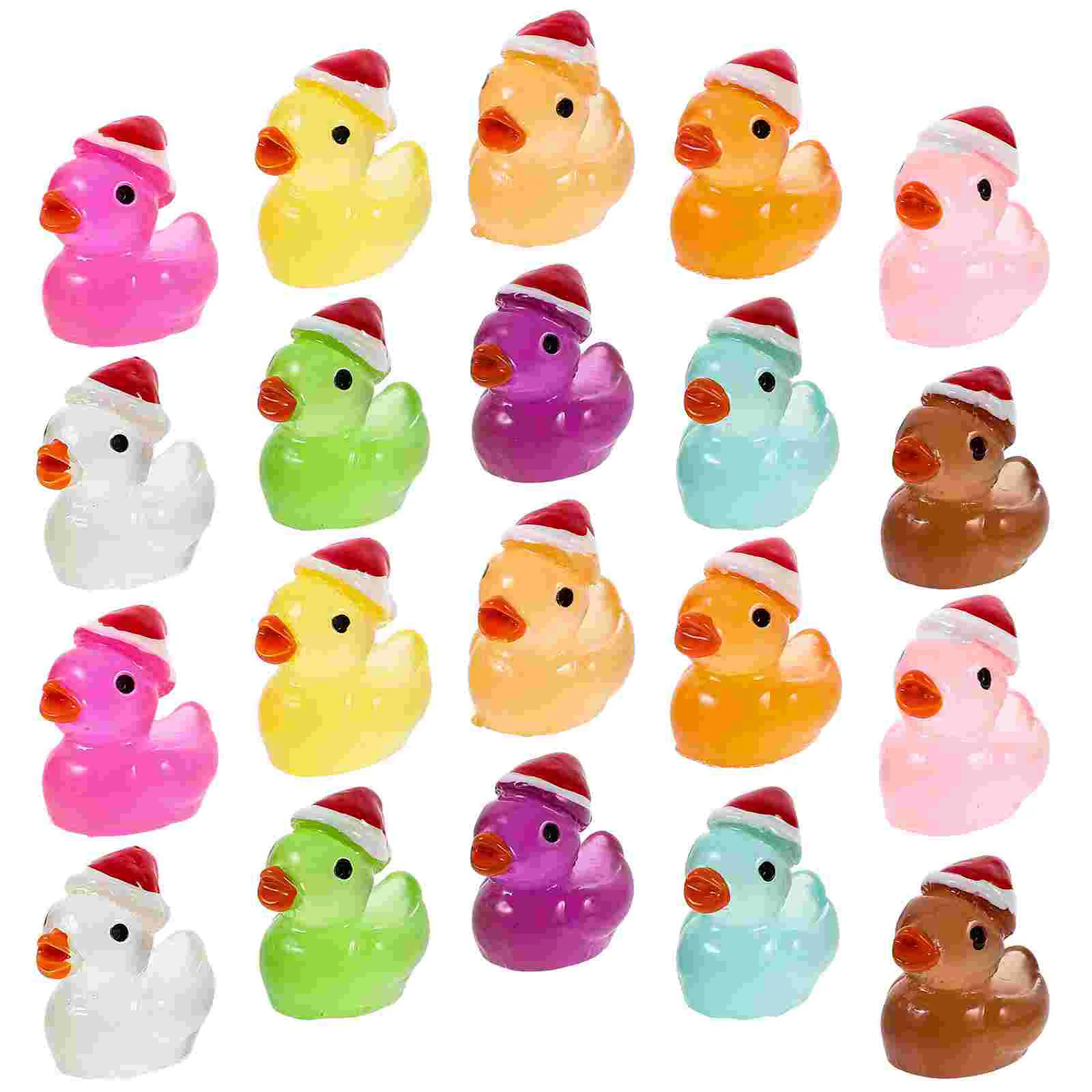 

50pcs Glow In The Dark Figurines Mini Ornaments Tabletop Mini Decors