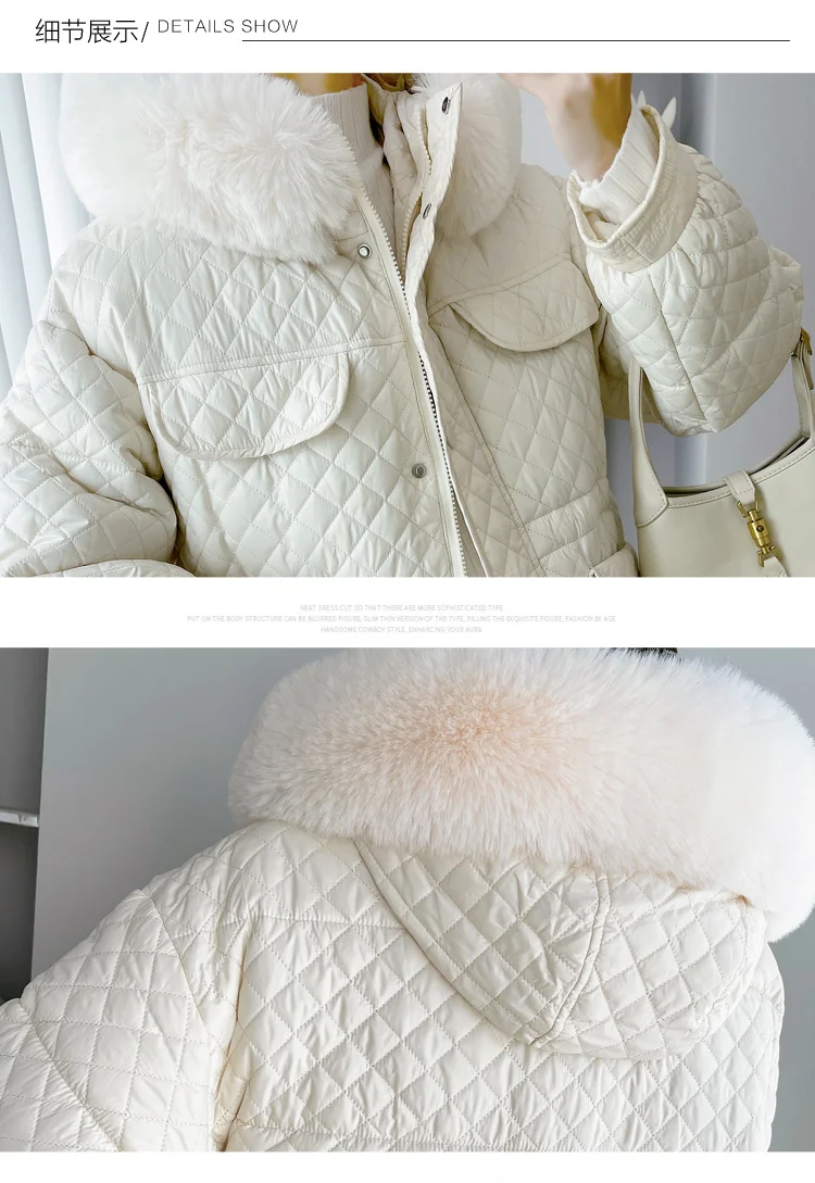 Long Loose Fuzzy Fur Hooded Maternity Coats with Pockets Plus Size Pregnant Women's Outwear Fashion Pregnancy Jackets Down Coat