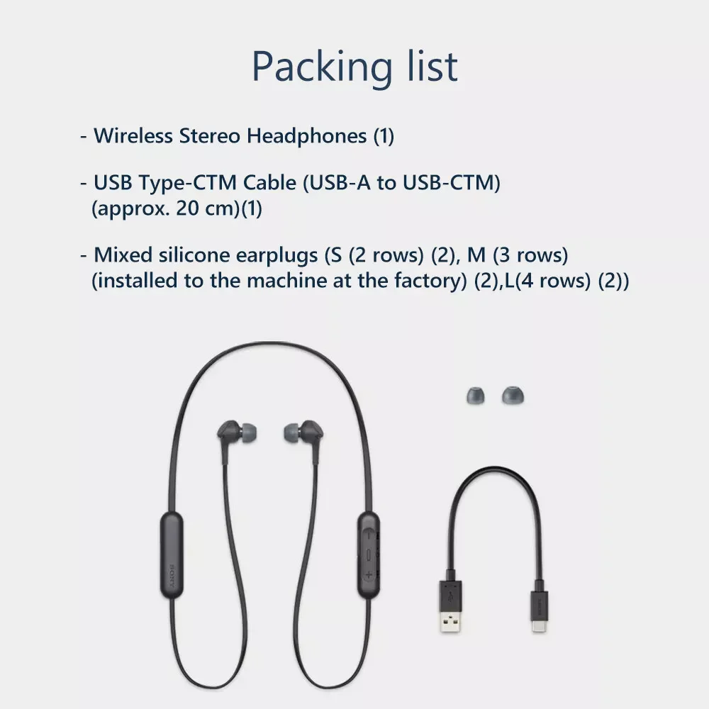 Sony WI-XB400 Extra Bass Earphone Wireless In-Ear Bluetooth Headphones Magnetic Earbuds Handsfree with Mic 5