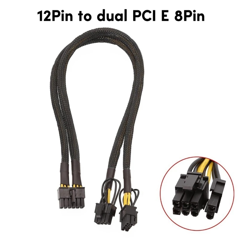 

Кабель модуля видеокарты от 12pin до двух PCIE, 8pin, 6 + 2pin, подходит для модульного блока питания Enermax