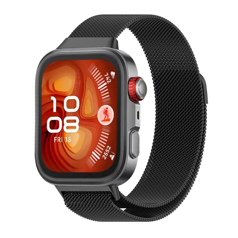 حزام معدني بحلقة ميلانو لساعة Huawei Watch Fit 4/3...