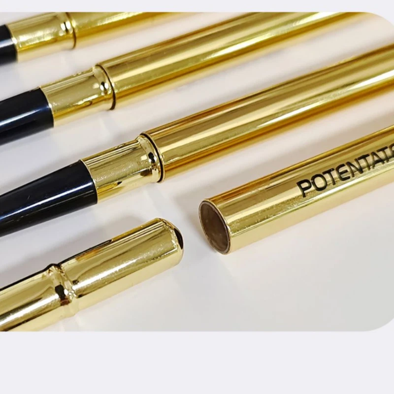 1Pc POTENTATE Brass Squirrel Hair Round Artist Paintbrushes Detachable Portable Travel Set for Watercolor,Gouache, Acrylic 6