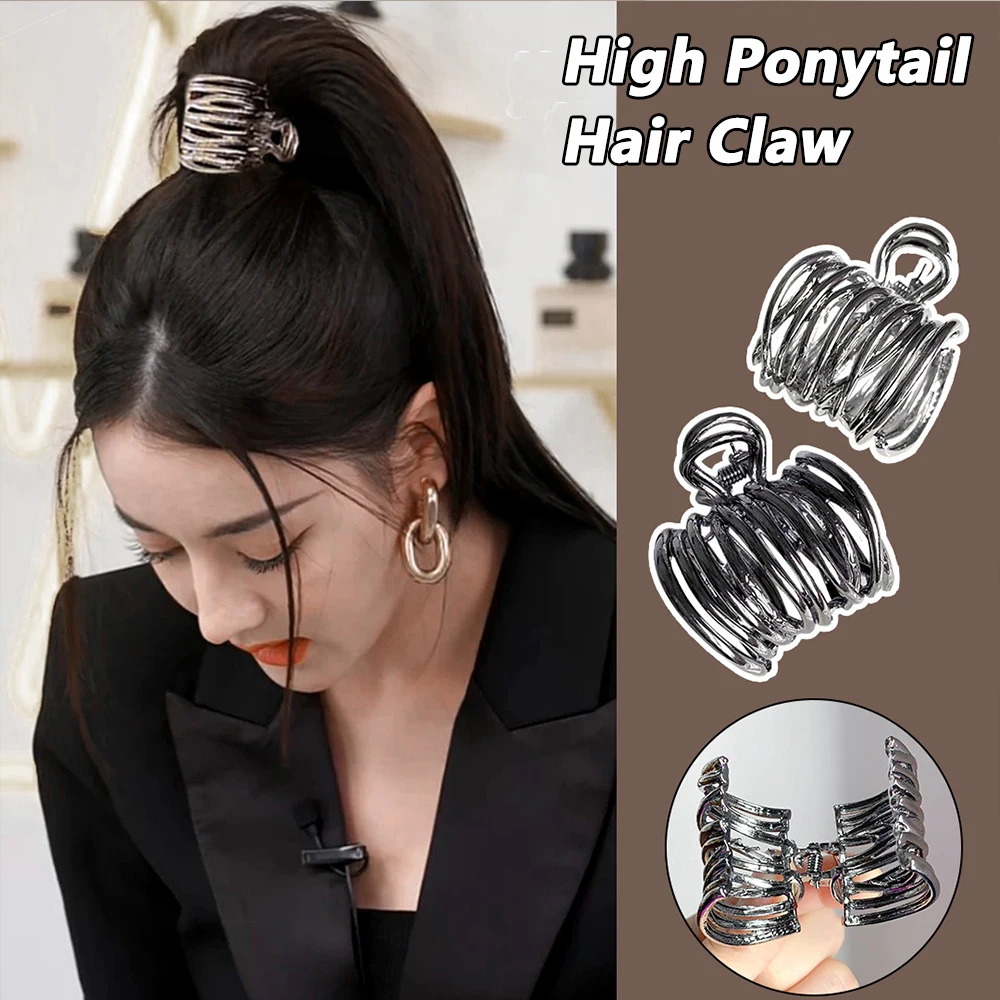 

Simple Hollow Metal Hair Claws Fashion Irregular High Ponytail Holder Hairpins For Women Girls Hair Accessories Headwear