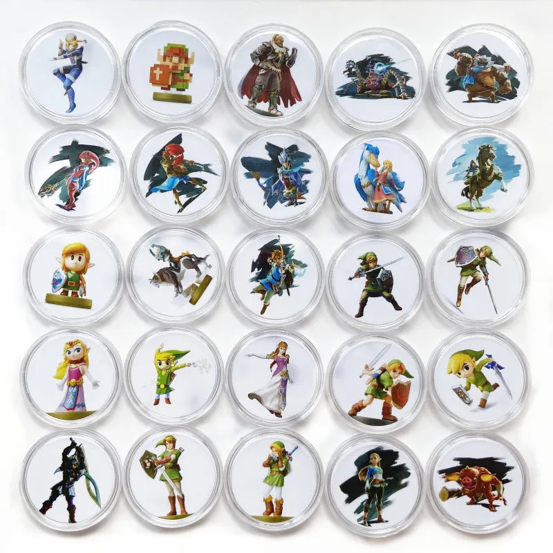 25Pcs Full Set Brath For The Wild Zeldaes Game NFC Collection Mini Card Ntag215 Tag Include Young Link's Awakening New Data magnetic door lock system with keypad Access Control Systems