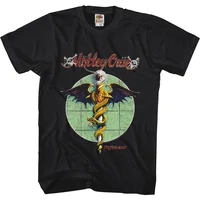 1987 Tour Motley Crue Heavy Metal Retro Punk High Quality Cotton T-shirts for Men and Women in Los Angeles California 2